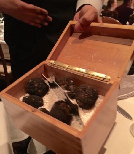 Truffles in box
