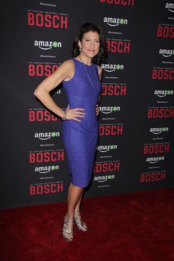 LOS ANGELES - MAR 3: Amy Aquino at the Bosch Season 2 Premiere Screening at the Silver Screen Theat
