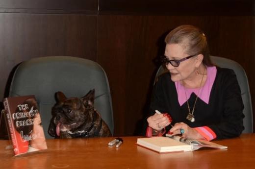 LOS ANGELES - NOV 28: Carrie Fisher at the Book Signing for "The Princess Diarist" at Barnes & Nobl