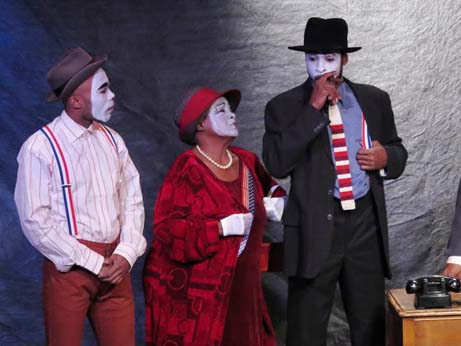 "Day of Absence" by Douglas Turner Ward, presented by Negro Ensemble Company December 4 to 11, 2016 at Theatre 80 St. Marks, directed by Arthur French. Photo by Jonathan Slaff.